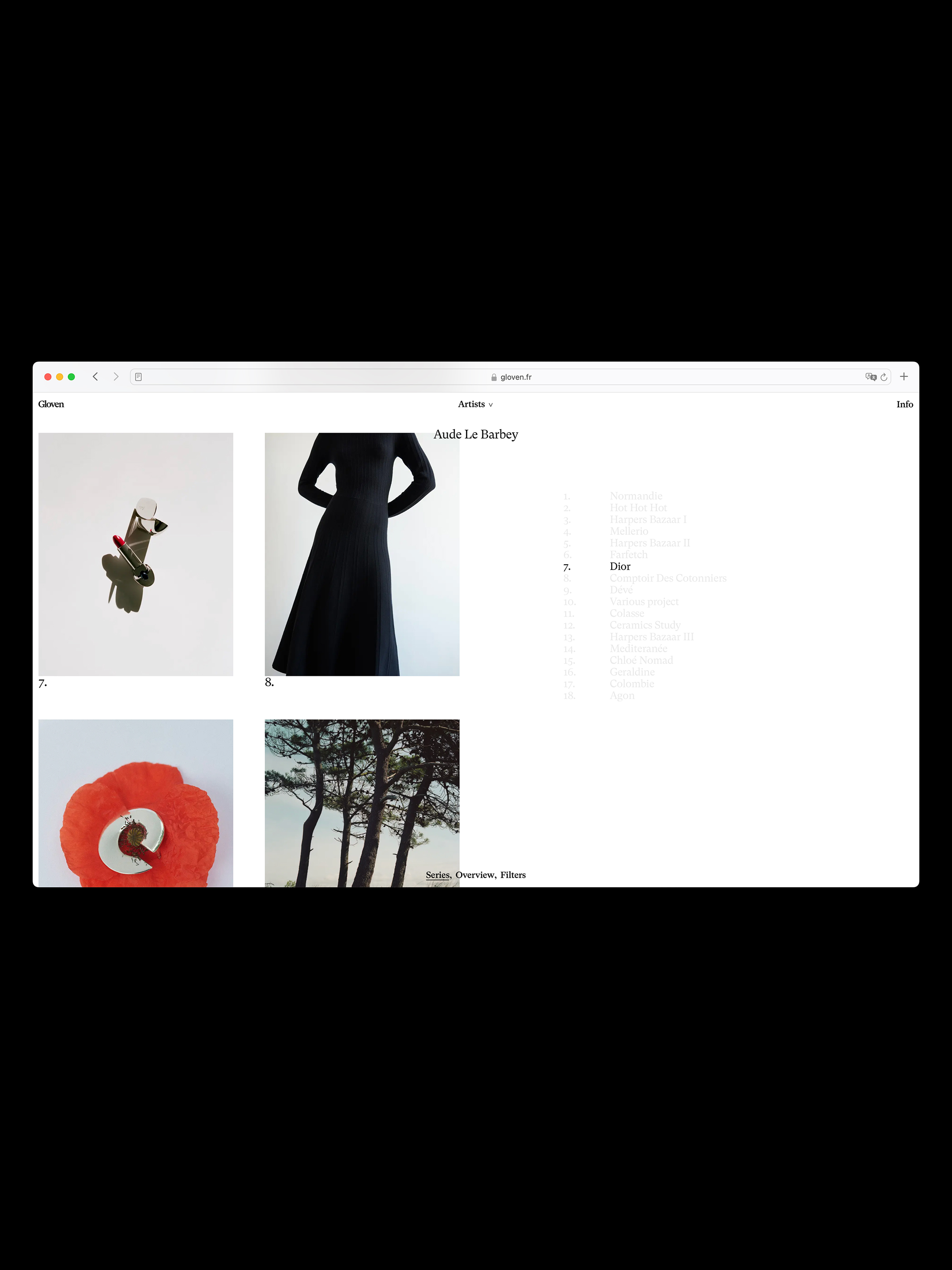Laand Studio: Gloven (Identity and Website)