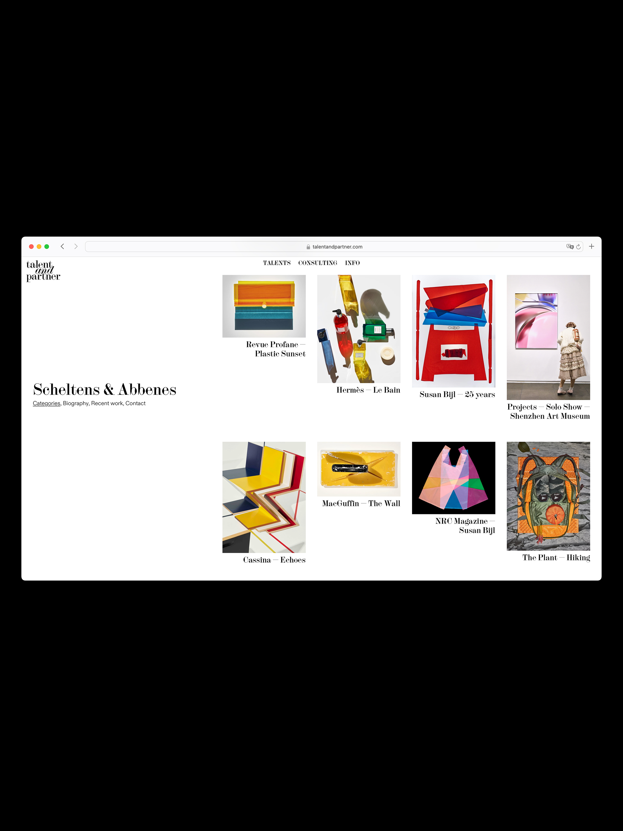 Laand Studio: Talent and Partner (Identity and Website)